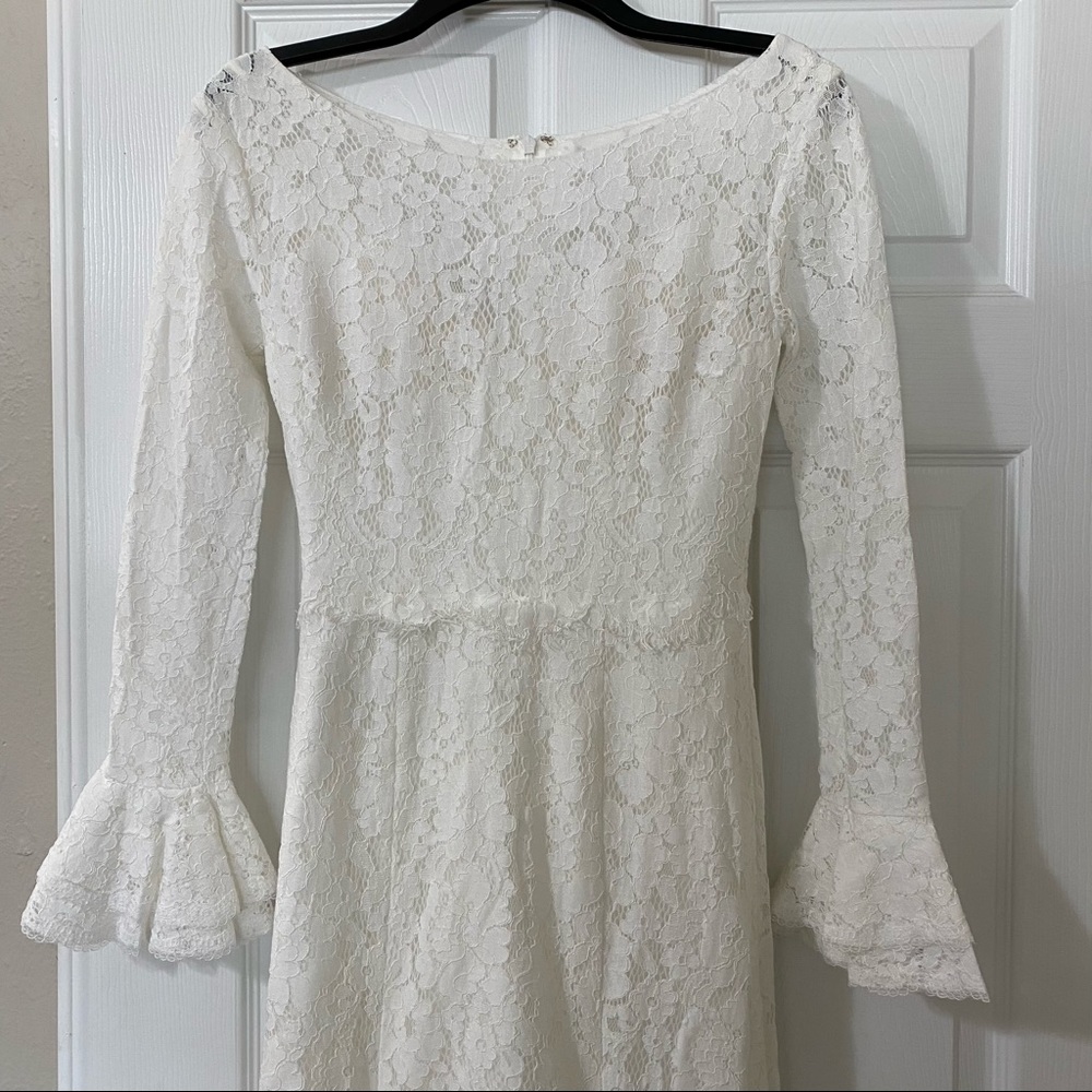 Wedding dress wedding gown lace detail long train - Picture 6 of 17